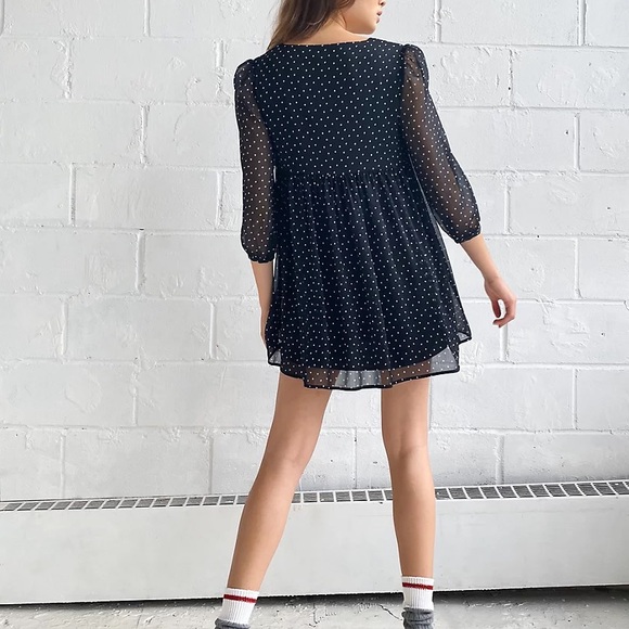 Aritzia black polka dot dress - size small - Picture 4 of 5